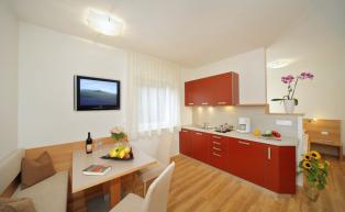 Holiday Apartment 2 – living area with kitchenette