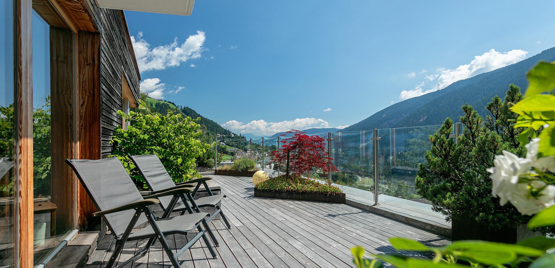 Terrazza panoramica sul tetto